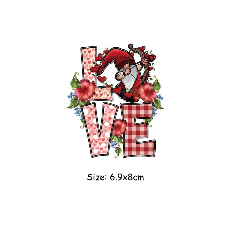 Нашивки для одежды для влюбленных, наклейки для одежды с Днем Святого Валентина, Parches Ropa, теплопередача, для мужчин и женщин, DIY, гладильная нашивка, новинка