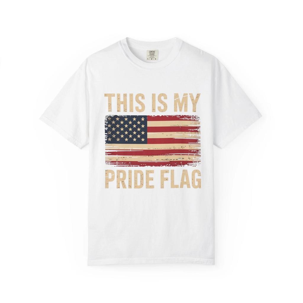 This is my pride flag Unisex Garment-Dyed T-shirt