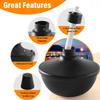 Stainless Steel Table Top Torches Outdoor Refillable Flame Light Replace Lamp for Outdoor Patio Garden Camping