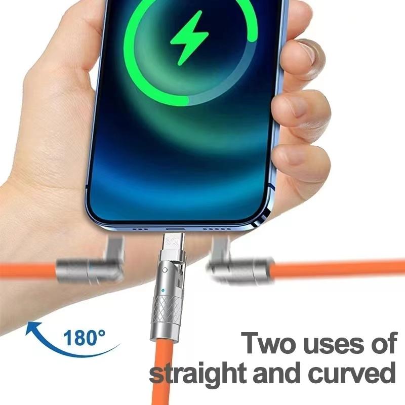 120 Вт Тип C Подходит для Xiaomi, Samsung, Huawei, Супербыстрая зарядка, Кабель для быстрой зарядки Leeco, Силиконовый кабель USB C