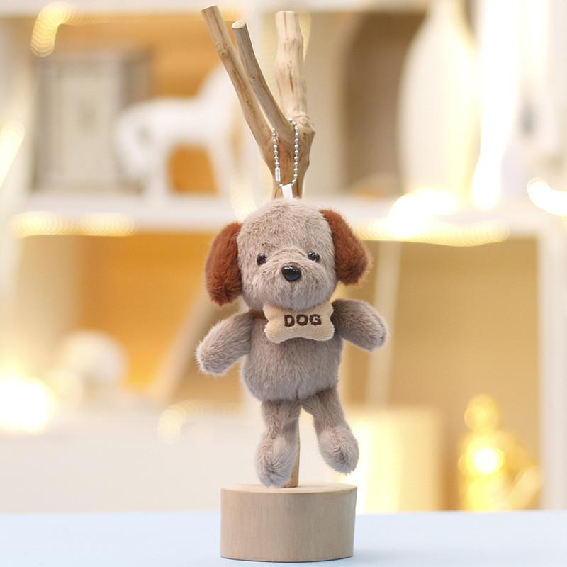 Мультяшная мягкая игрушка-собака с косточкой Для детей и коллекционеров Наполнитель: полипропиновый хлопок