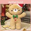 Christmas Bear Plush Toy Doll With Pp Cotton Filling For Festive Holiday Use