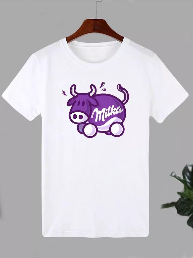 Футболка с принтом Milka