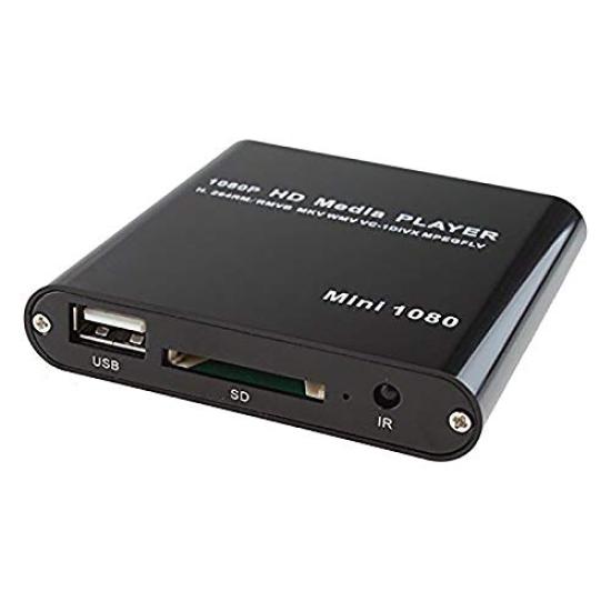 Мультимедиа с HDMI простым подключением SD-карты и USB-памяти HDD FMTHDMD2002 Ультрамини-плеер, черный, порт, подключение, воспроизведение, доступно,