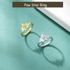 Cazador Cat Dog Footprint Paw Star Rings for Women Stainless Steel Gold Color Animal Finger Ring Jewelry Christmas Gift 2026