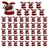 Transparent Cookie Bags with Drawstrings 48 Pcs Halloween Candy Bags, Kids Trick or Treat Goodie Cute Rabbit Convenient Drawstring for Sweets