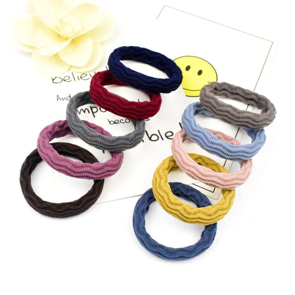 Simple Personality Seamless 5pcs Women Korean Style Hair Ropes Hair Band Hair Ties Ponytail Holder