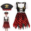 Пиратский косплей-костюм на Хэллоуин для детских выступлений, школьного культурного фестиваля [Cloudkids] Детский, Костюм, Дети, Девочки, Платье, Костюм, Вечеринка,