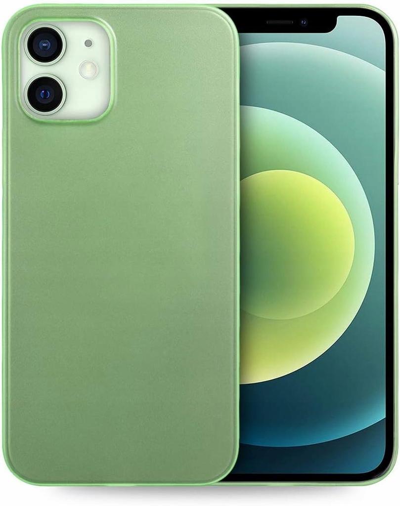 Doupi UltraSlim Case for iPhone 12 Mini 5.4" Matte Green Tra