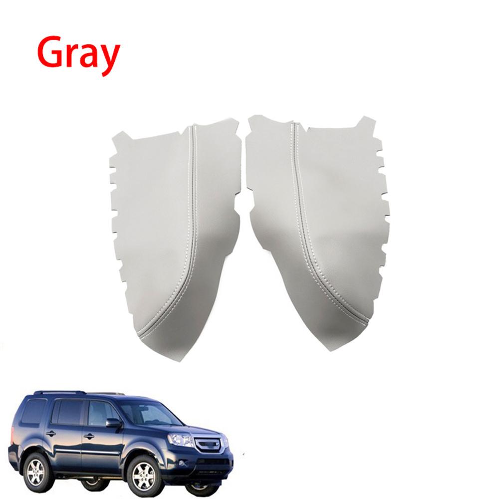 Задние дверные панели из микрофибры, кожаная накладка на подлокотник для Honda Pilot 2009-2015