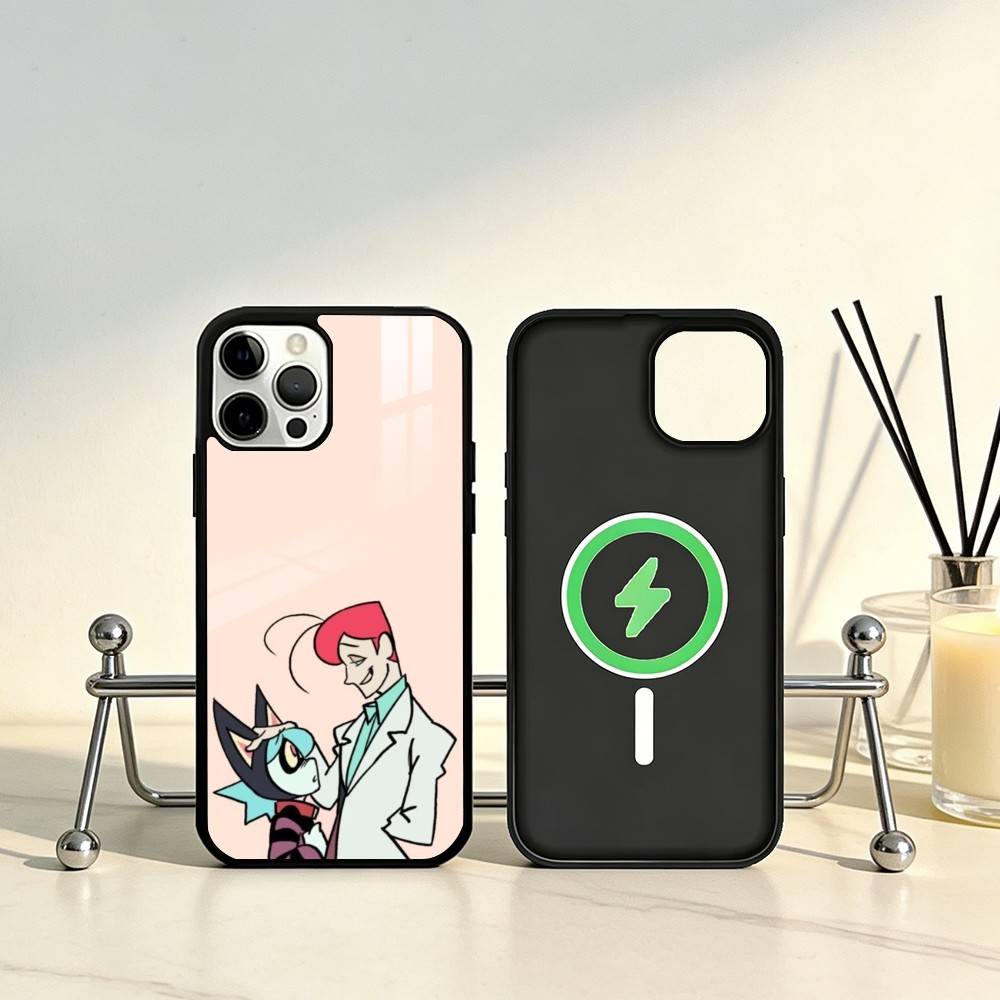Чехол для телефона Anime P-Psychocuties для iPhone 17, 16, 15, 14, 13, 12, 11 Plus, Pro Max Магнитный для Magsafe Беспроводная зарядка