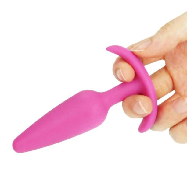 Lovetoy Korek Analny Lure Me Silicone Anal Plug S (Pink)