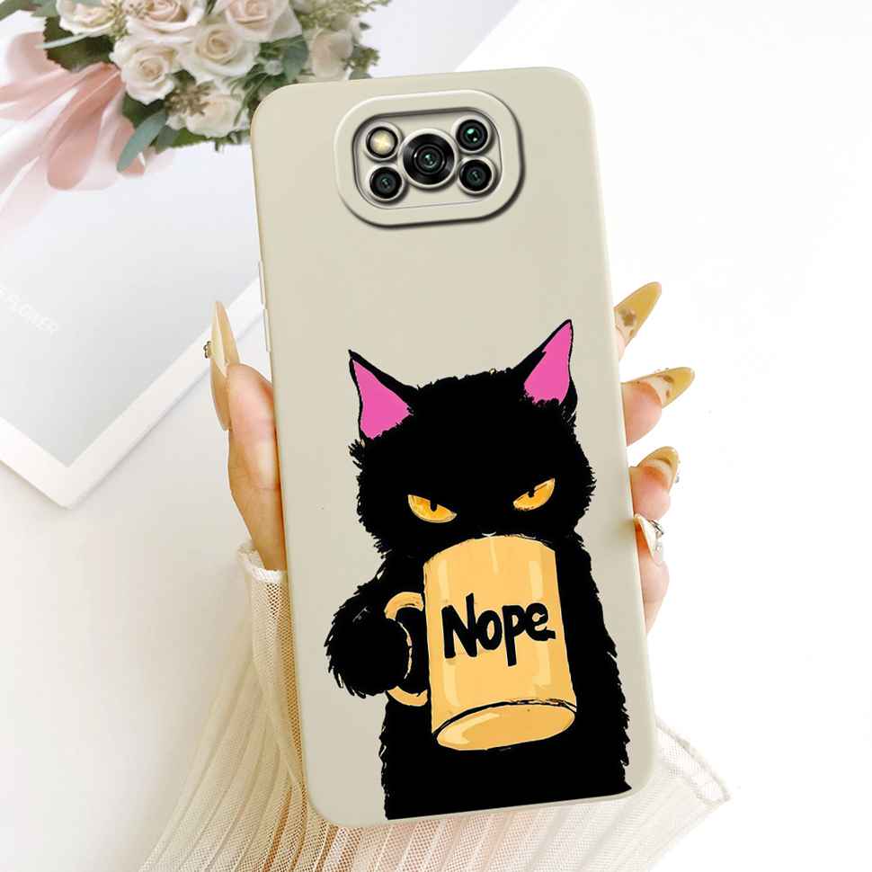 For Xiaomi Poco X3 NFC Case PocoX3 Colorful Printed Cover Soft Silicone TPU For Xiaomi Poco X3 X 3 NFC Pro Cases Bumper