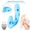 Unisex Magnetic Massage Insoles Foot Acupressure Shoe Pads Therapy Slimming Insoles for Weight Loss Transparent
