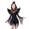 Girls Halloween Costume Witch Devil Vampire Angel Elf Stage Performance Dress Kids Party Outfit