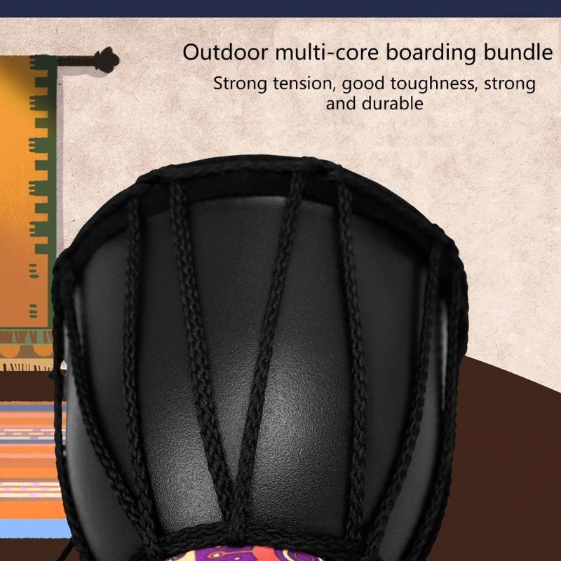 Hand Drum Percussion Musical Instrument Decorations Gifts with Colorful Pattern