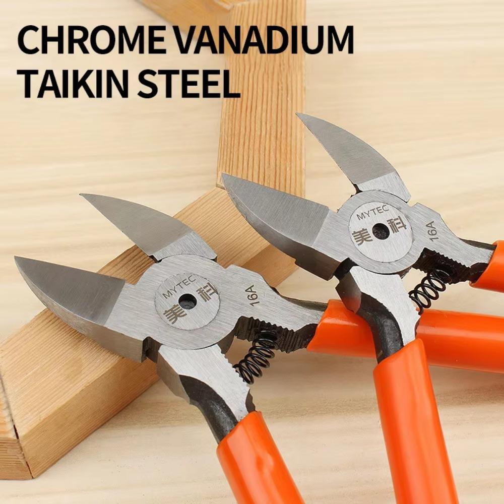 5/6inch Diagonal Pliers Multi Functional Electrical Wire Cable Cutters Cutting Side Snips Flush Nipper Hand Tools