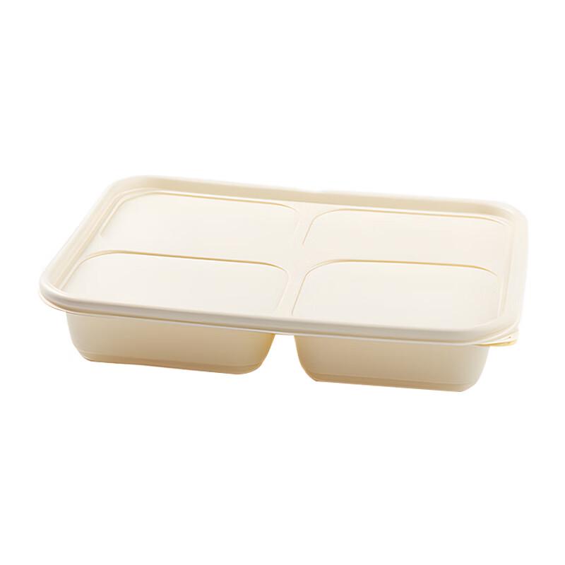 XinYi 4-Compartment Biodegradable Takeout Meal Boxes