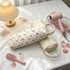 Мягкая сумка для хранения бигуди, стеганый хлопковый чехол для фена Air Wrap, органайзер для туалетных принадлежностей