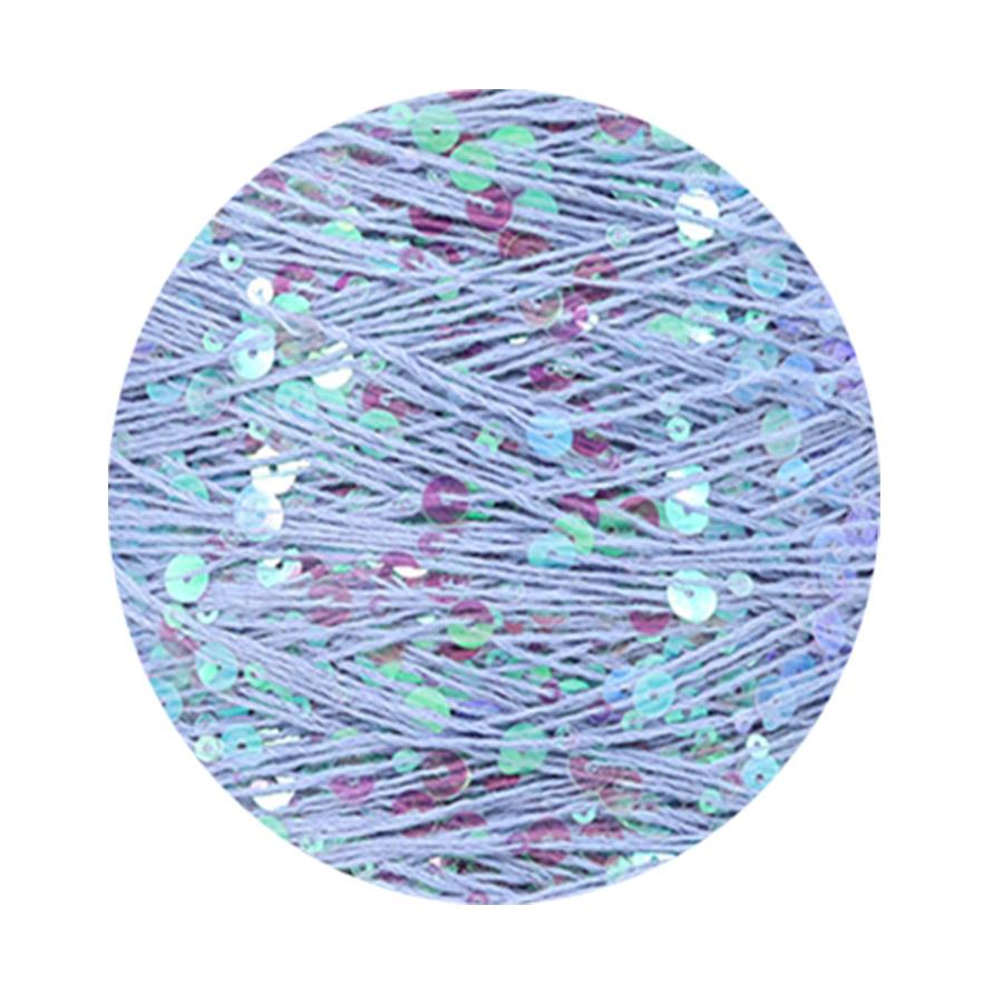 50 г/моток 140 м хлопчатобумажная пряжа для ручного вязания с пайетками 3 мм+6 мм для самостоятельного вязания женского шерстяного свитера, шапки и шарфа