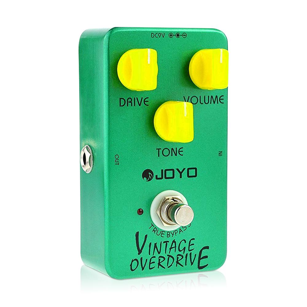 JOYO JF-01 Vintage Overdrive Гитарная педаль Создающая Теплый Мягкий Плавный Овертон Овердрайв Педаль с Эффектами Сустейна