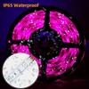 RGB 5050 комплект светодиодных лент с дистанционным управлением, светодиодная гибкая лента, диодная лента для подсветки телевизора, украшение комнаты, 54 светодиода/м
