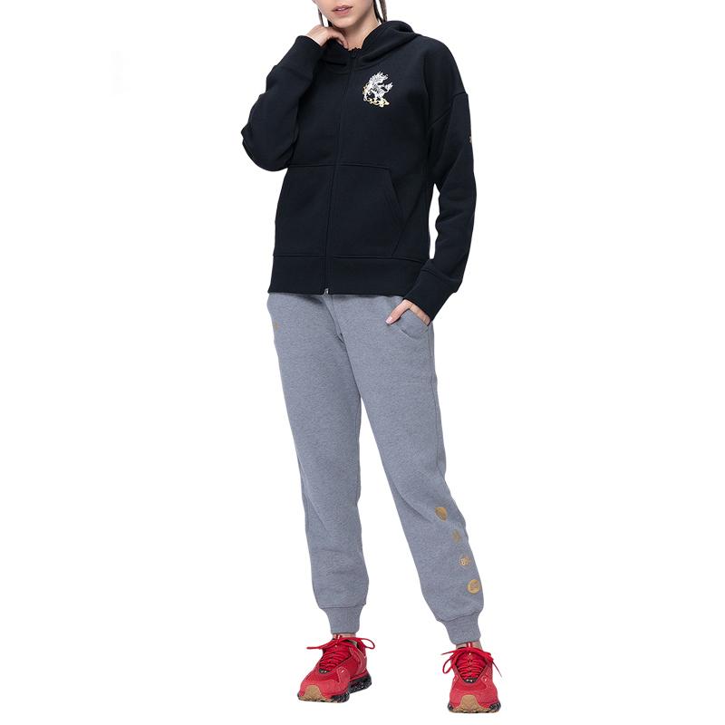 Under Armour Женская флисовая куртка с капюшоном на молнии Originalators, черная 1353340-001