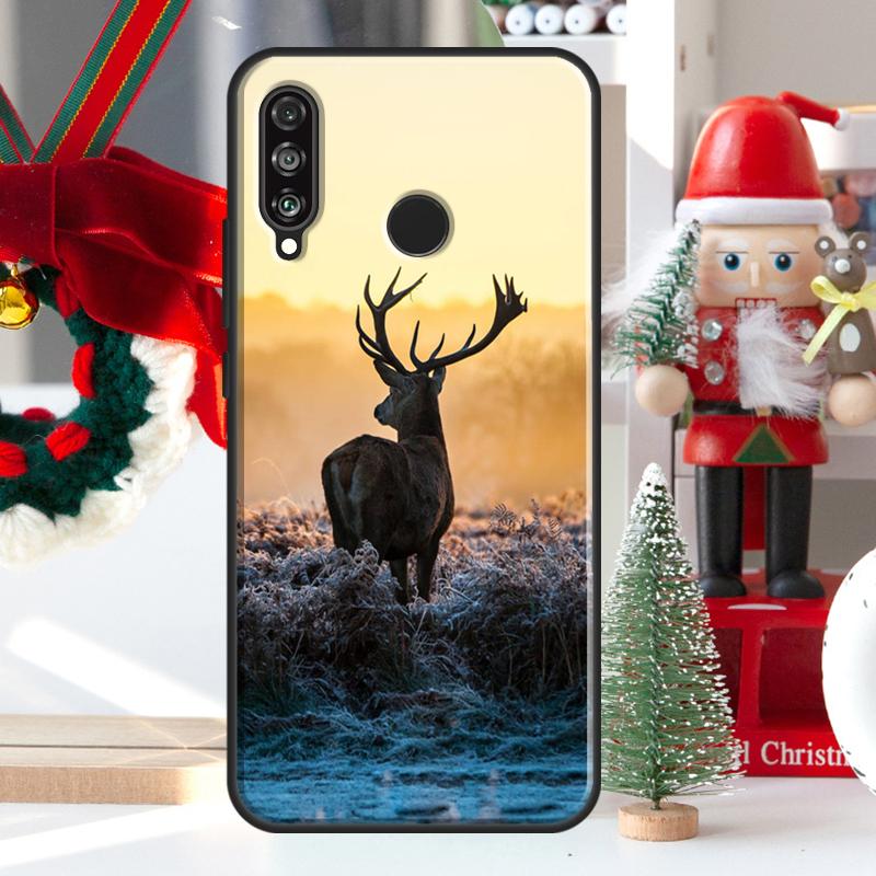 Животное Олень Северный олень Для Huawei Nova Y73 Y60 Y70 Y90 Y72 Y61 Y91 7i 8i 11i 12i 12s 9 10 SE P20 P30 P40 Lite Чехол