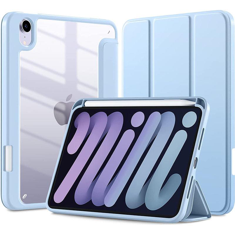 Чехол для планшета для iPad 12/11/10-го A18 2026 A16 11 дюймов 10.2 Air4/5/6/7/8 Прозрачная акриловая задняя панель TPU Защитная крышка с держателем для карандаша