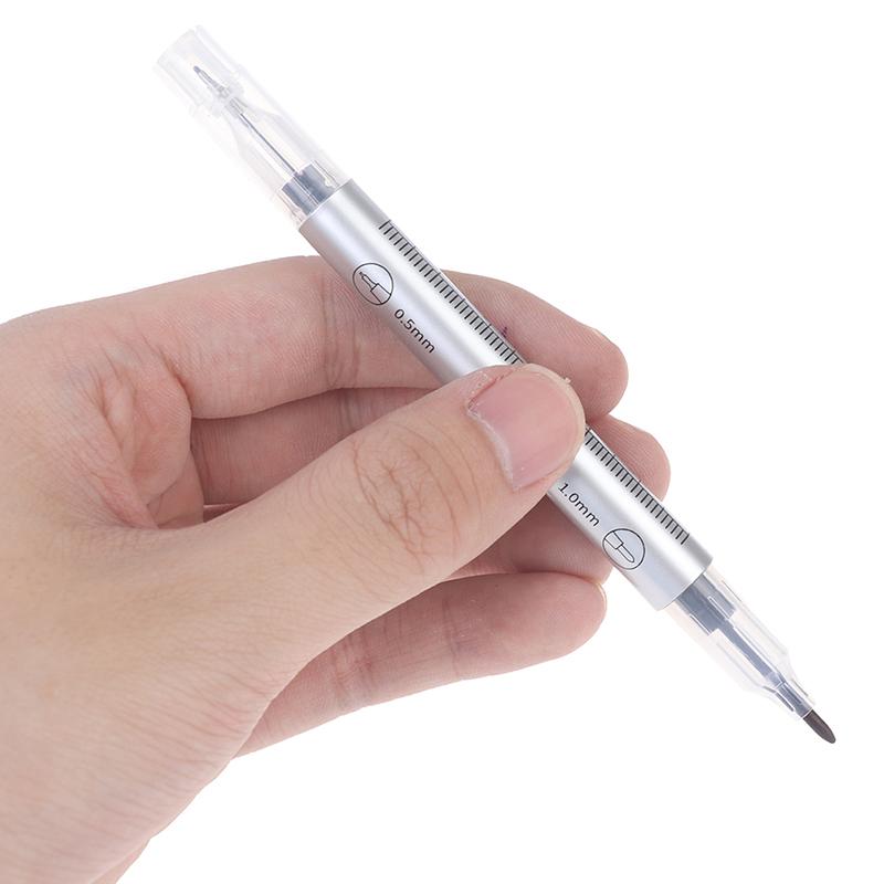 Ручка-маркер для кожи, красота, наращивание ресниц, маркер с фиксированной точкой, маркер для позиционирования кожи для татуировки, инструмент для прививки ресниц