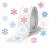 500 Sheets/roll Tape Snowflake Christmas Handbook Material Decoration Envelope Seal Sticker Dots