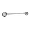 Rustless Steel Double Spoon Double End Coffee Scoop Multi spec Seasoning Spoon  Cafe Bar