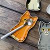 1PC Cat Ceramics Dish Kitchen Spoon Holder Home Cat Sauces Dishes Restauarant Seasoning Plate Japanese Cute
