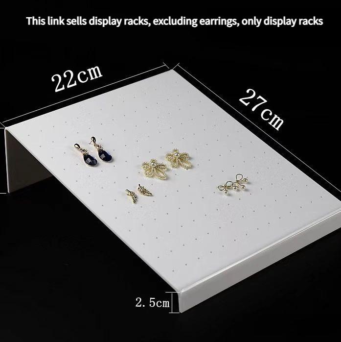 Multi Functional Transparent Acrylic Display Stand Perforated Jewelry Display Stand Earring Multi-layer Storage Stand Organic Glass Display Board
