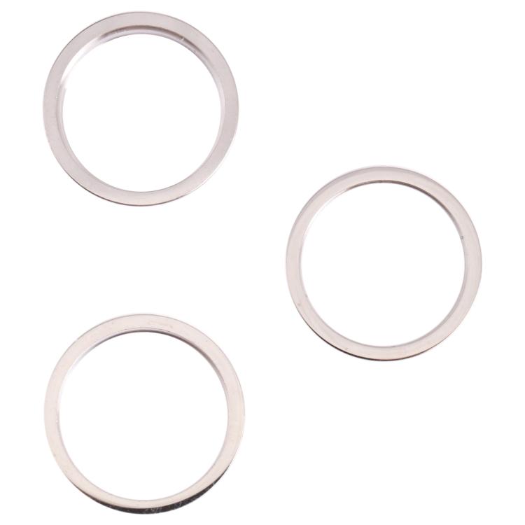 3 PCS Rear Camera Glass Lens Metal Outside Protector Hoop Ring for iPhone 13 Pro