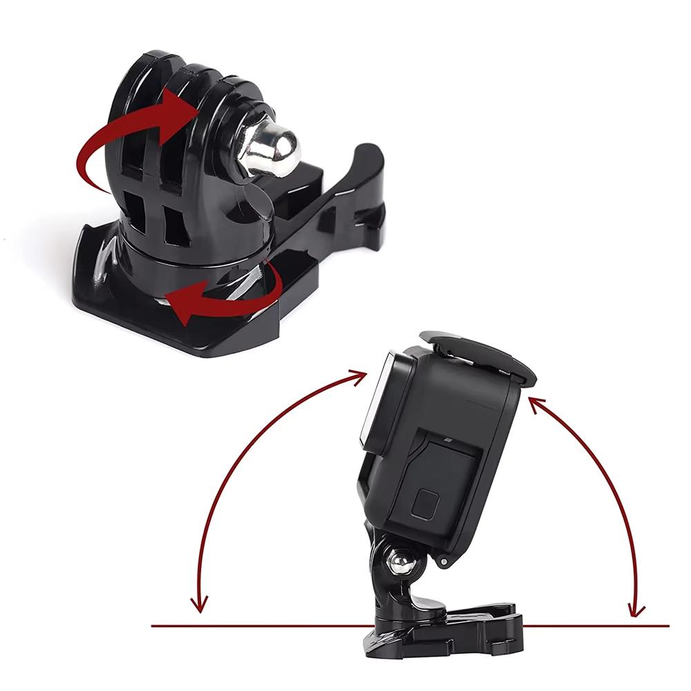 Backpack 360 Degree Rotary Clip for Insta360 X4 Chest Shoulder Clamp Mount for One X2 X3 Dji Action 3 GoPro 13 12 11 10