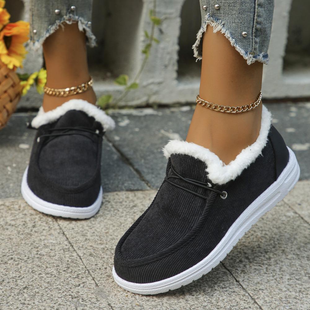 Модные зимние новые модные женские теплые плюшевые ботильоны на шнуровке мягкие зимние спортивные туфли удобные хлопковые женские ботинки