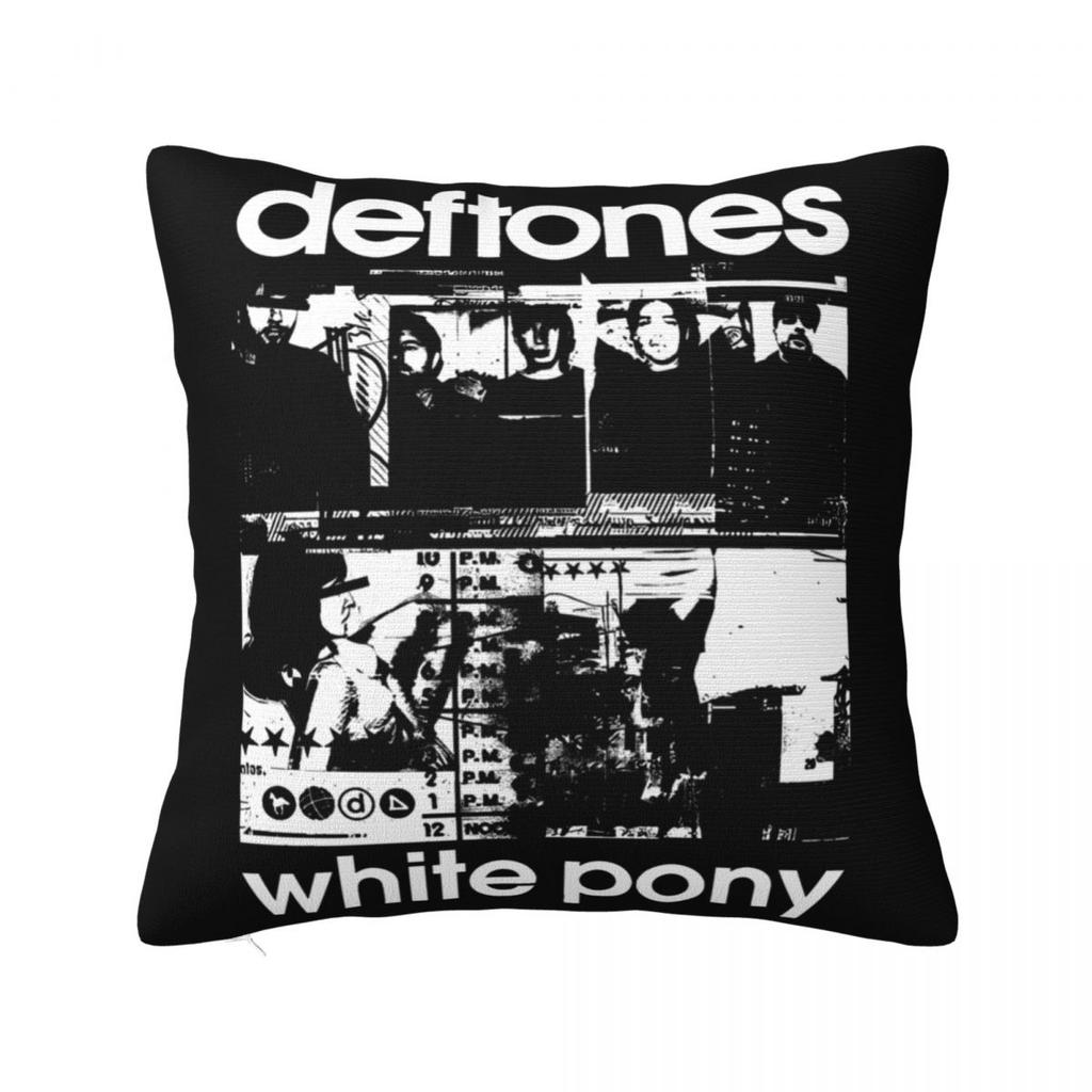 Deftones White Pony Album Square Pillow Cases Band Cushion Cover Decorative Pillowcase For Home 45*45Cm