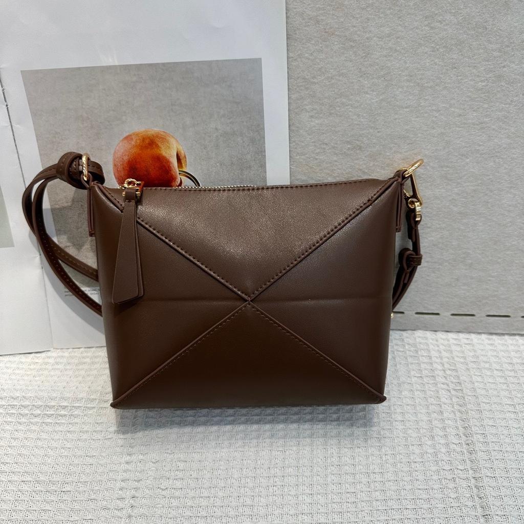 Складная сумка из коровьей кожи с геометрическим узором, французская сумка через подмышку, сумка для ланч-бокса из натуральной кожи, модная сумка через плечо для женщин