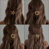1 PC. Beautiful, Luxurious and Full of Temperament. Metal Geometric Hairpin with Irregular Shapes, Including Circular and Star-s