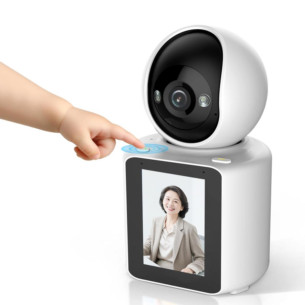 WEILAILIFE Security Camera, Network Camera, Wi-Fi Camera, Pet Camera, Dome Camera, Indoor Surveillance Camera, No Installation Required, Wireless