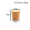 5/100pc Tops DIA 8mm To 58mm Wooden Cork Lab Test Tube Stopper Kettle Pudding Bottle Cork Cap Burette Tube Wood Plug Cork Stopper