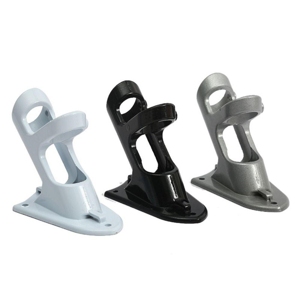 Double Hole Flagpole Mounting Base Wall-mounted Yard Banner Stand Flagpole Bracket  Windsock