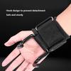 Adjustable Strong Steel Hook Grips Straps Weight Lifting Strength Training Gym Fitness Black Wrist Support Lift Straps