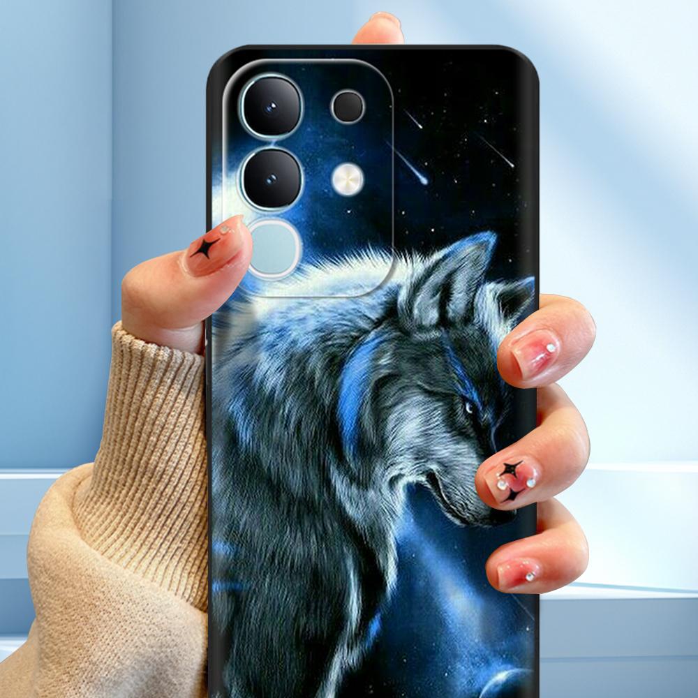 Чехол-крышка для Vivo Y29 4G 2025 Милые Цветы Мягкий Силикон Capa Чехлы для Телефона Для Vivo Y29 4G Чехол Мультяшные Ударопрочные Сумки Coque