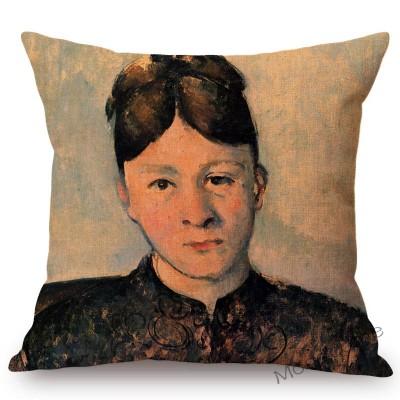 French Impressionism Artist Paul Cezanne Bather Still Life Country Views Oil Painting Sofa Pillow Cover Decorative Cushion Cover