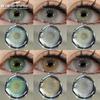 1 пара цветных контактных линз для глаз с серыми зрачками, модные синие линзы, карие контактные линзы для глаз, цветные контактные линзы для глаз на год