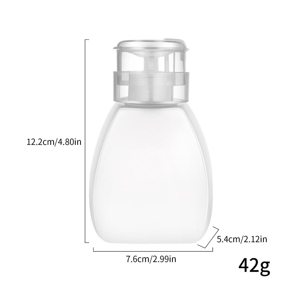 Пластиковый флакон для ногтей, непроливающийся, пустой, с помповым дозатором, многоразовый контейнер, инструменты для маникюра