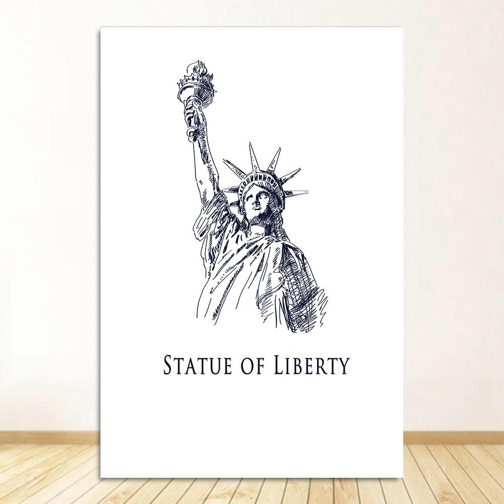 Черно-белый дорожный постер Ретро принт городского пейзажа Картина на холсте Скандинавское настенное искусство Домашний декор