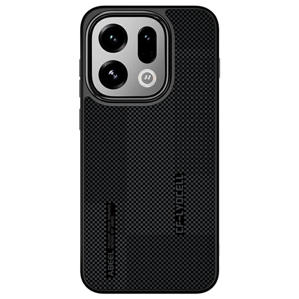 Серия ABEEL CF-Lyocell для Oppo Find X9 5G Магнитный чехол Микрофибра + ПК + E-TPU Чехол для телефона